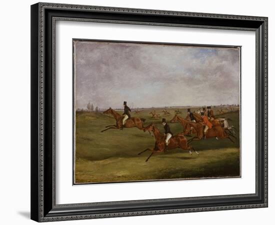 The Grand Leicestershire Steeplechase, March 12Th, 1829: Going the Pace-Henry Thomas Alken-Framed Giclee Print