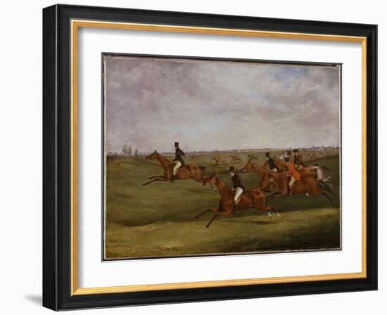 The Grand Leicestershire Steeplechase, March 12Th, 1829: Going the Pace-Henry Thomas Alken-Framed Giclee Print