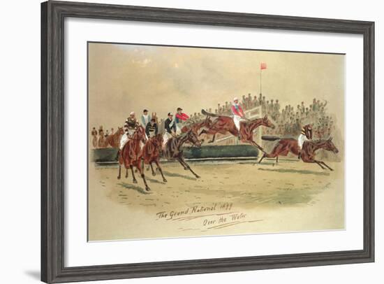 The Grand National, over the Water, 1899-Wincenty Wodzinowski-Framed Giclee Print