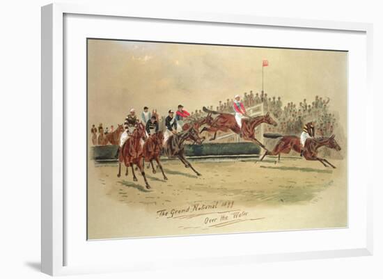 The Grand National, over the Water, 1899-Wincenty Wodzinowski-Framed Giclee Print