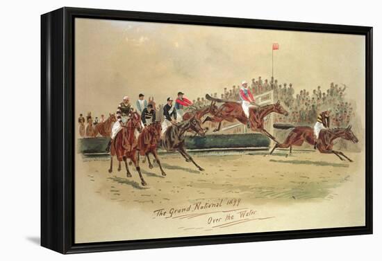 The Grand National, over the Water, 1899-Wincenty Wodzinowski-Framed Premier Image Canvas