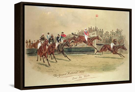 The Grand National, over the Water, 1899-Wincenty Wodzinowski-Framed Premier Image Canvas