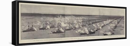 The Grand Naval Review at Spithead in Honour of the Queen's Diamond Jubilee-William Lionel Wyllie-Framed Premier Image Canvas