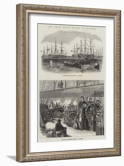 The Grand Naval Review, at Spithead-John Wilson Carmichael-Framed Giclee Print