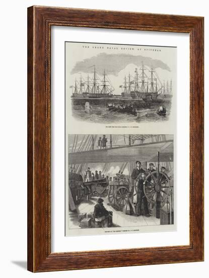 The Grand Naval Review, at Spithead-John Wilson Carmichael-Framed Giclee Print