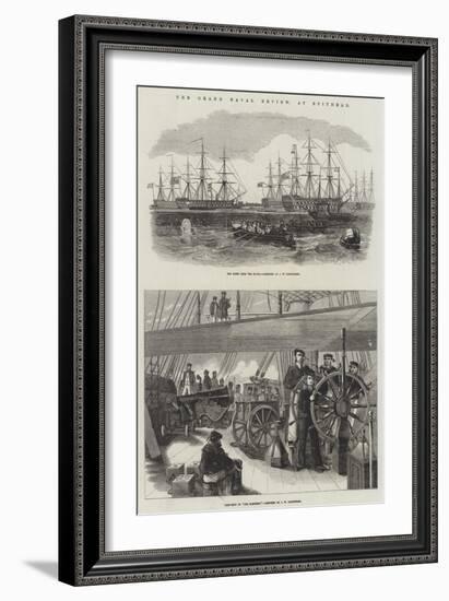 The Grand Naval Review, at Spithead-John Wilson Carmichael-Framed Giclee Print