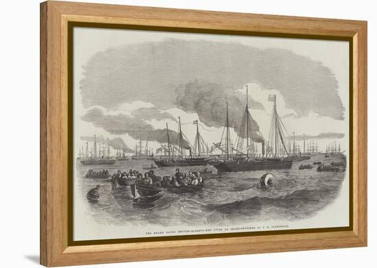 The Grand Naval Review, Liberty-Men Going on Shore-John Wilson Carmichael-Framed Premier Image Canvas