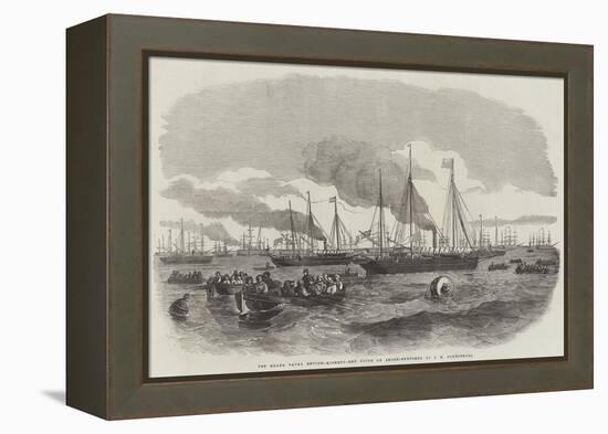 The Grand Naval Review, Liberty-Men Going on Shore-John Wilson Carmichael-Framed Premier Image Canvas