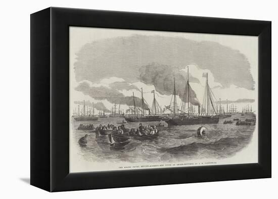 The Grand Naval Review, Liberty-Men Going on Shore-John Wilson Carmichael-Framed Premier Image Canvas