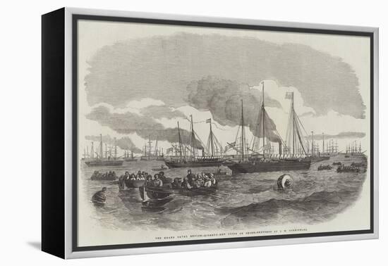 The Grand Naval Review, Liberty-Men Going on Shore-John Wilson Carmichael-Framed Premier Image Canvas