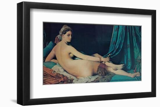 The Grand Odalisque, c.1814-Jean-Auguste-Dominique Ingres-Framed Art Print