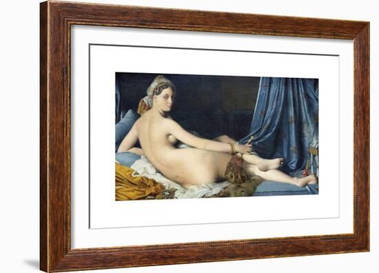 The Grand Odalisque-Jean-Auguste-Dominique Ingres-Framed Premium Giclee Print