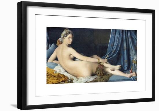 The Grand Odalisque-Jean-Auguste-Dominique Ingres-Framed Premium Giclee Print