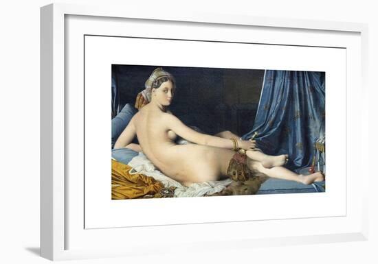 The Grand Odalisque-Jean-Auguste-Dominique Ingres-Framed Premium Giclee Print