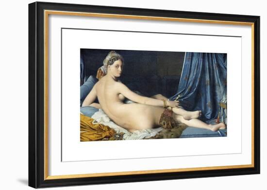 The Grand Odalisque-Jean-Auguste-Dominique Ingres-Framed Premium Giclee Print