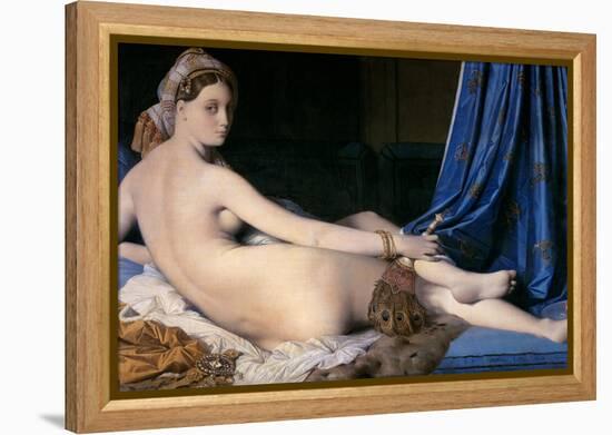 The Grand Odalisque-Jean-Auguste-Dominique Ingres-Framed Premier Image Canvas