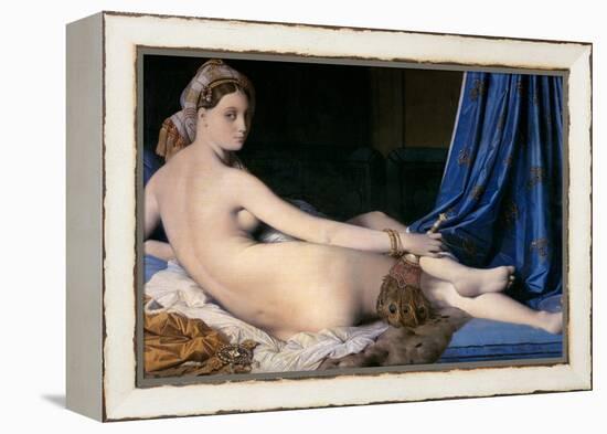 The Grand Odalisque-Jean-Auguste-Dominique Ingres-Framed Premier Image Canvas