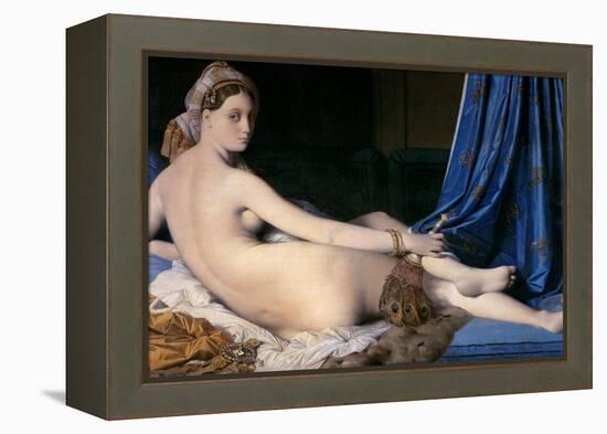 The Grand Odalisque-Jean-Auguste-Dominique Ingres-Framed Premier Image Canvas