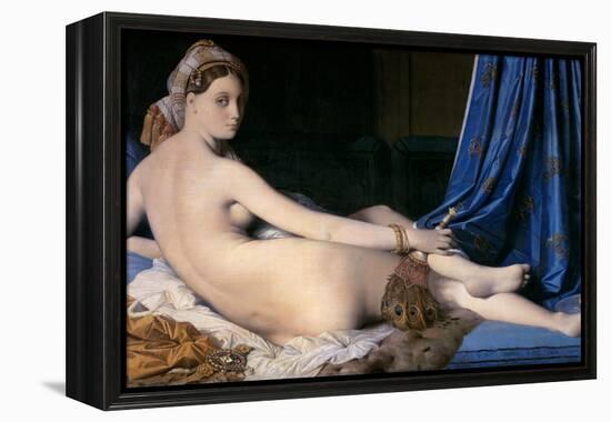 The Grand Odalisque-Jean-Auguste-Dominique Ingres-Framed Premier Image Canvas