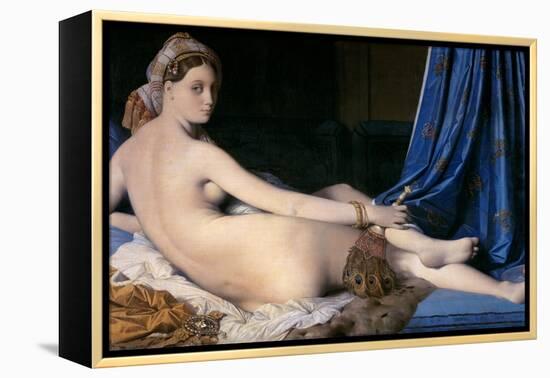 The Grand Odalisque-Jean-Auguste-Dominique Ingres-Framed Premier Image Canvas