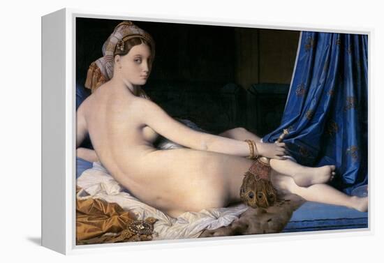 The Grand Odalisque-Jean-Auguste-Dominique Ingres-Framed Premier Image Canvas