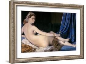 The Grand Odalisque-Jean-Auguste-Dominique Ingres-Framed Giclee Print