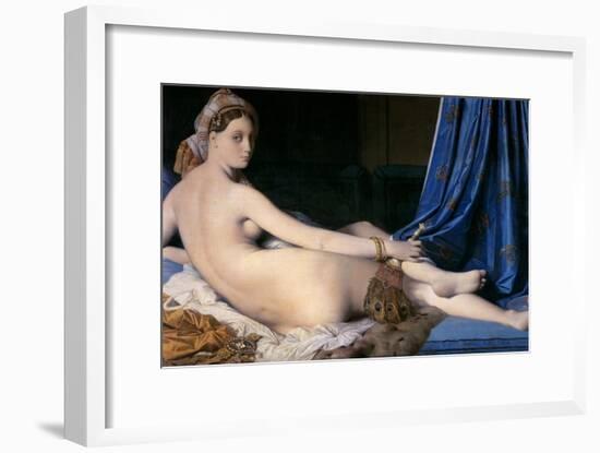 The Grand Odalisque-Jean-Auguste-Dominique Ingres-Framed Giclee Print