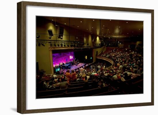 The Grand Ol Opry Night at Theryman Auditorium in Nashville Tennessee-null-Framed Photographic Print