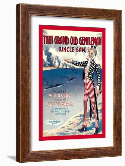 The Grand Old Gentleman-null-Framed Art Print