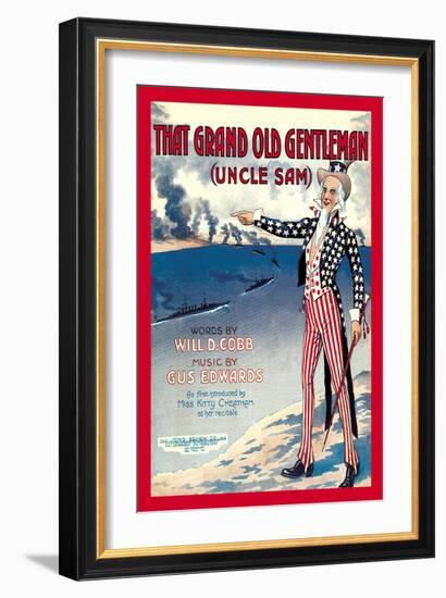 The Grand Old Gentleman-null-Framed Art Print