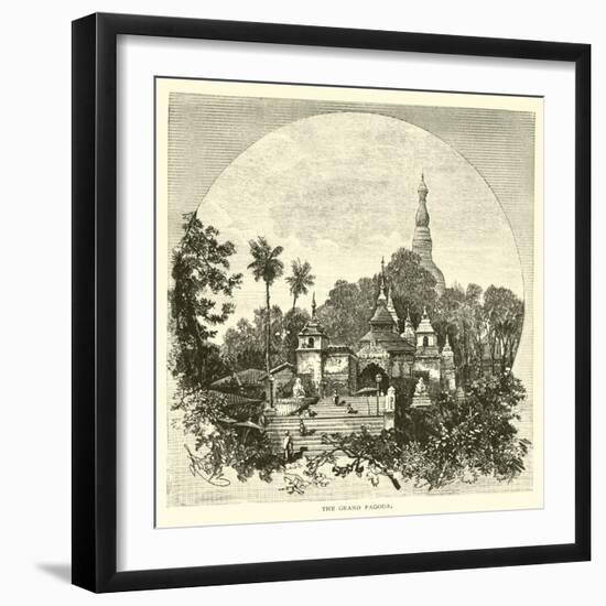 The Grand Pagoda-null-Framed Giclee Print