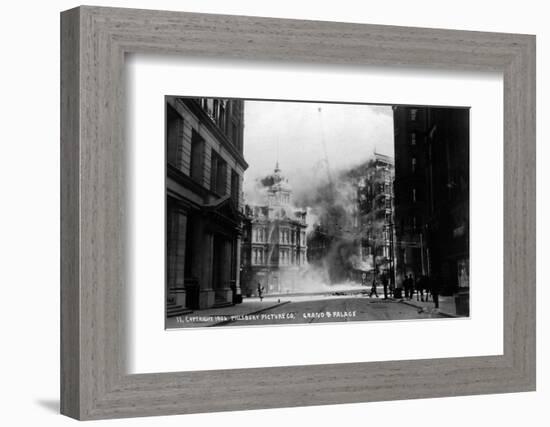 The Grand Palace on Fire-null-Framed Photographic Print