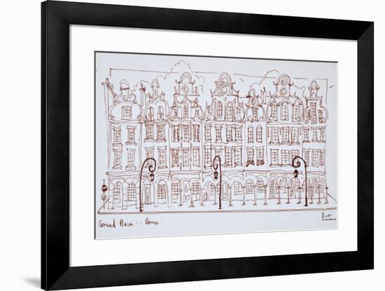 The Grand Place, Arras, France-Richard Lawrence-Framed Premium Photographic Print