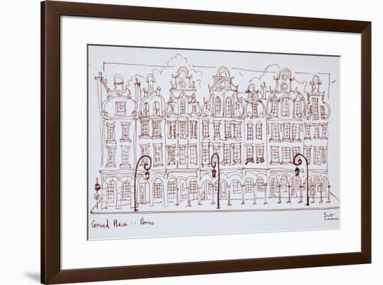 The Grand Place, Arras, France-Richard Lawrence-Framed Premium Photographic Print