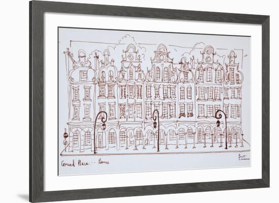 The Grand Place, Arras, France-Richard Lawrence-Framed Premium Photographic Print