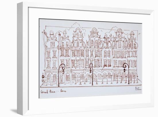 The Grand Place, Arras, France-Richard Lawrence-Framed Premium Photographic Print