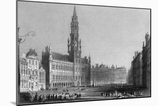 The Grand Place, Brussels-A.H. Payne-Mounted Art Print