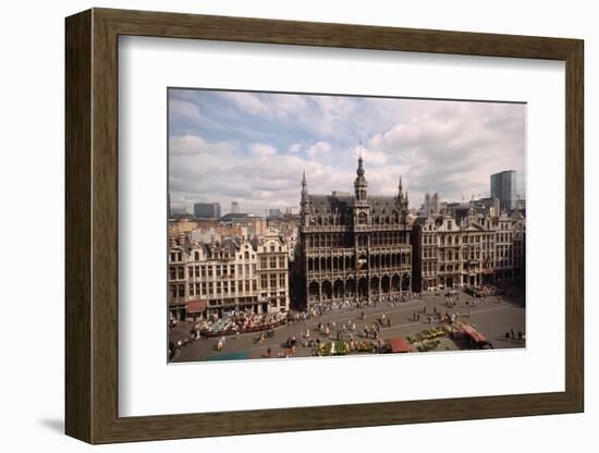 The Grand' Place in Brussels-Vittoriano Rastelli-Framed Photographic Print