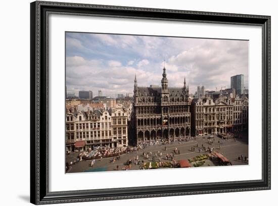 The Grand' Place in Brussels-Vittoriano Rastelli-Framed Photographic Print