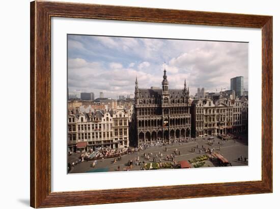 The Grand' Place in Brussels-Vittoriano Rastelli-Framed Photographic Print