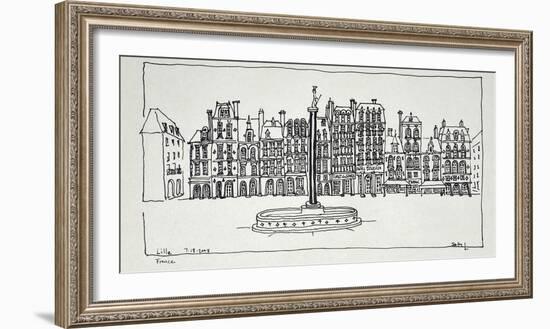 The Grand Place, Lille, France-Richard Lawrence-Framed Photographic Print