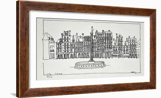 The Grand Place, Lille, France-Richard Lawrence-Framed Photographic Print