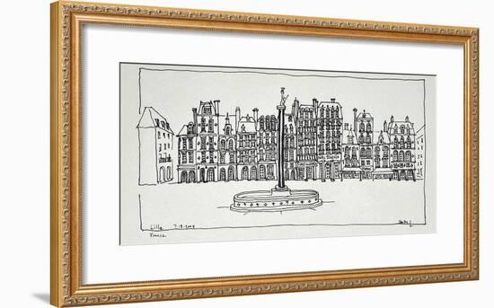 The Grand Place, Lille, France-Richard Lawrence-Framed Photographic Print