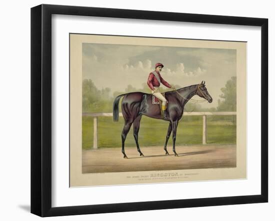 The Grand Racer Kingston-Currier & Ives-Framed Giclee Print