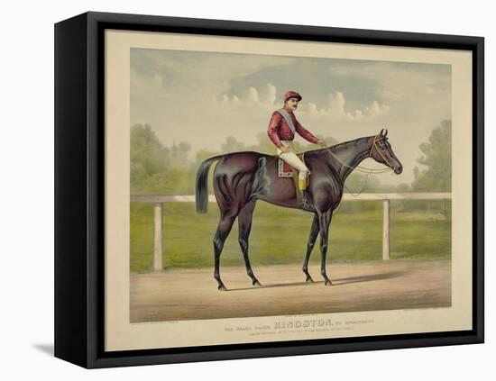 The Grand Racer Kingston-Currier & Ives-Framed Premier Image Canvas