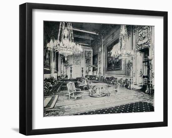 The Grand Reception Room, Windsor Castle, c1899, (1901)-Eyre & Spottiswoode-Framed Photographic Print