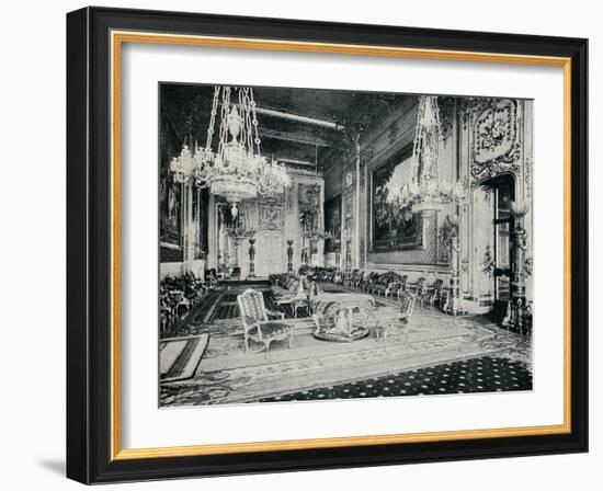 The Grand Reception Room, Windsor Castle, c1899, (1901)-Eyre & Spottiswoode-Framed Photographic Print