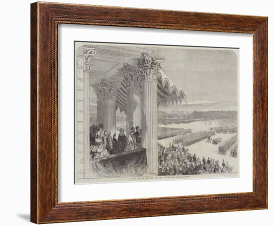 The Grand Review in the Champ De Mars-null-Framed Giclee Print