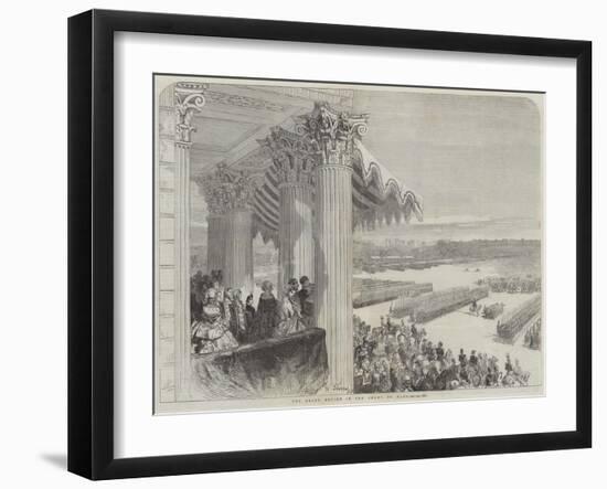 The Grand Review in the Champ De Mars-null-Framed Giclee Print