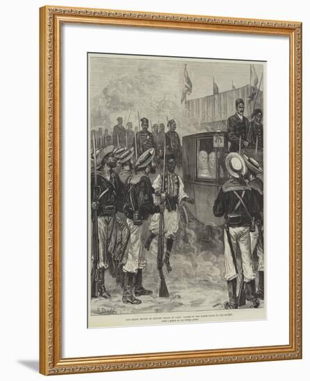 The Grand Review of British Troops at Cairo, Ladies of the Harem Going to the Review-Frank Dadd-Framed Giclee Print